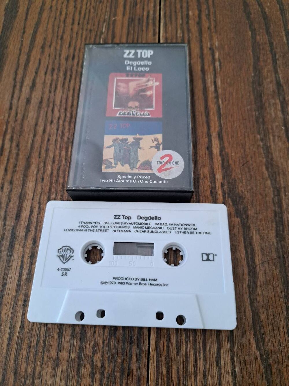 Vintage 1983 ZZ Top Deguello & El Loco Music Cassette Tape Double Feature